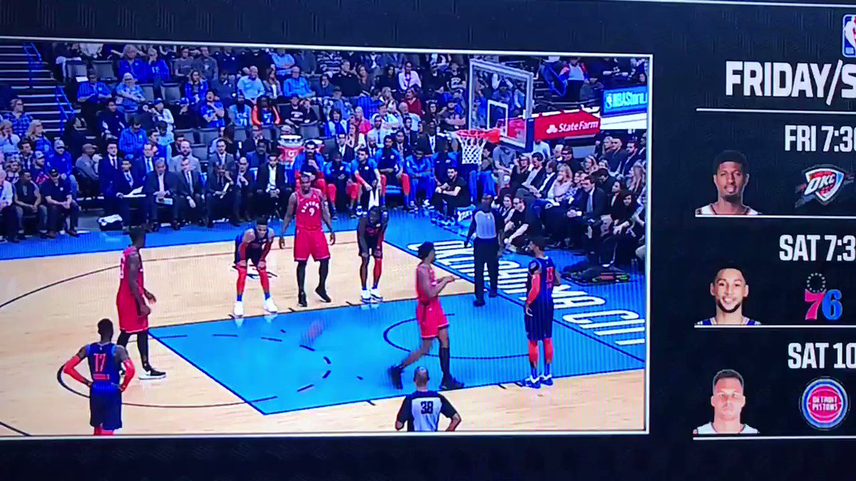 Did y’all hear this lady call Pascal Siakam the N word after making his free throws in the OKC Thunder / Raptors 🤦🏽♂️