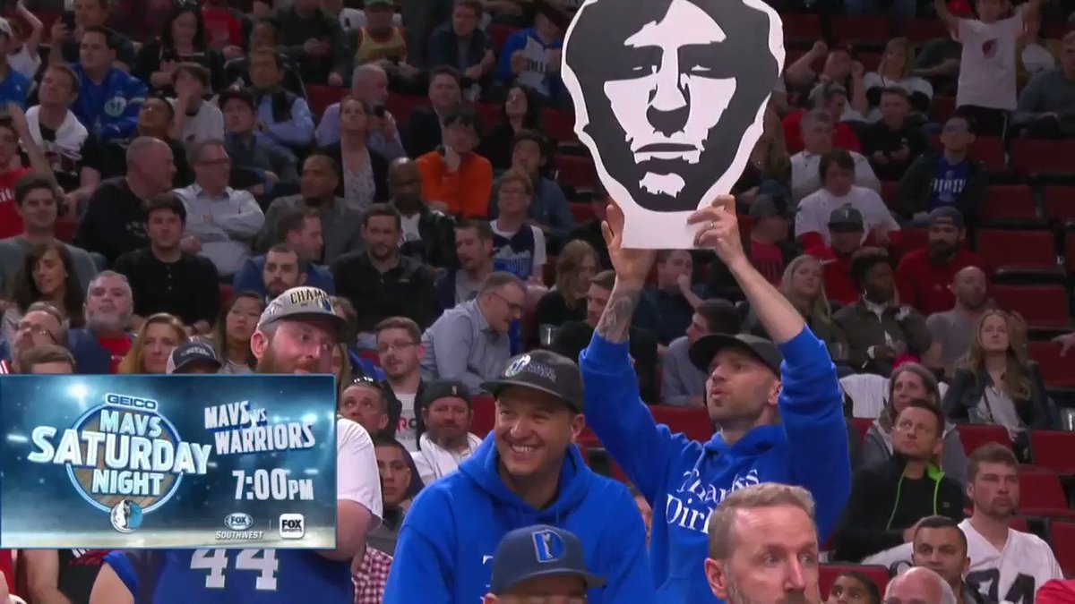 The savvy Blazer fans know whats up! #Dirk #MFFL