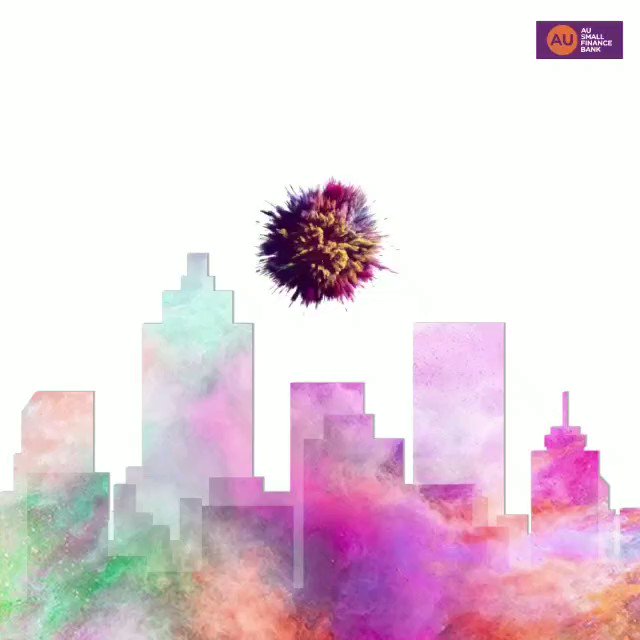 This #Holi, fill your life with joy, warmth, love and happiness. AU Bank wishes you all a very #happyholi #Holi2019 #spring #colours
