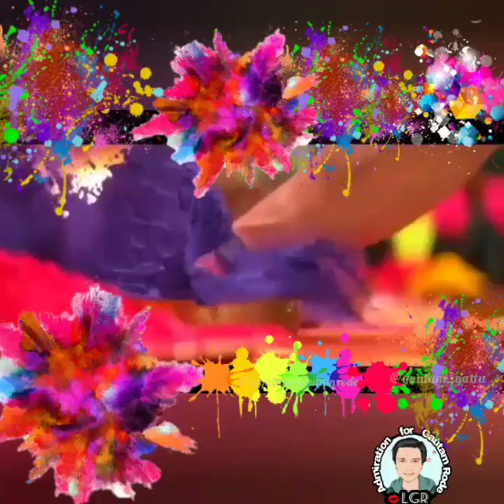 😇 Happy Holi, may the rest of the year be as colorful and full of joys as today! @Panawasthy_31 and @gautam_rode
Many blessings and hugs from Chile.👉💖👈 #HappyHoli2019
#GautamRode #PankhuriAwasty