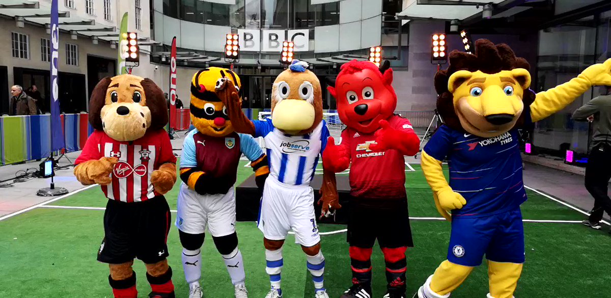 Check out Fred the Red on @bbctheoneshow last night for the #SuperMovers Mascot Mashup with @BBC_Teach and @PLCommunities πΉ