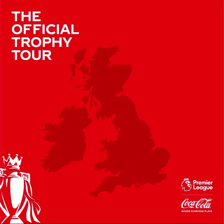 ๐ The Official @PremierLeague Trophy Tour with @CocaCola_GB is here!
โณ Liverpool
๐
23/3
โณ Newcastle
๐
30/3
โณ Cardiff
๐
6/4
โณ Dublin
๐
13/4
โณ Manchester
๐
20/4
โณ London
๐
27/4
โ
#TheOfficialTrophyTour begins this Saturday! #ad
๐ http://bit.ly/SPORF-TROPHYTOURย โฆ