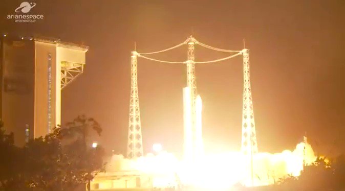 Check out these multi-angle replays of tonight’s Vega rocket launch from French Guiana carrying Italy’s PRISMA Earth observation spacecraft into orbit. PRISMA is the 600th satellite launched by Arianespace. https://spaceflightnow.com/2019/03/21/vega-vv14-mission-status-center/ …