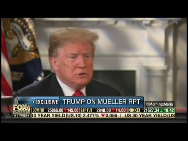 During this morning's interview with Maria Bartiromo, Donald Trump very strongly suggested that AG William Barr should "do what is fair" and criminally investigate Hillary Clinton and others, specifically because he's mad that he's been treated "viciously."