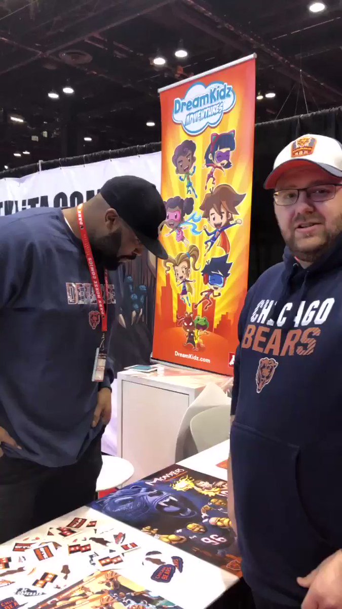 Joey 2 Scoops (The Goon) (@JoeMandel) on Twitter photo 22/03/2019 19:21:31 Met up with @ATHLiTACOMiCS founder @iidonije at @c2e2! Thanks, Izzy! @BearsBarroom Met up with @ATHLiTACOMiCS founder @iidonije at @c2e2! Thanks, Izzy! @BearsBarroom