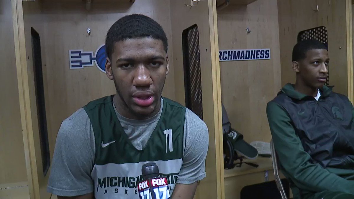 Here's Michigan State freshman, Aaron Henry moments ago addressing his encounter with Tom Izzo encounter in yesterday's game.
"I was raised like that, my parents got on me like that. . . anything he throws at me I can handle." @FOX17