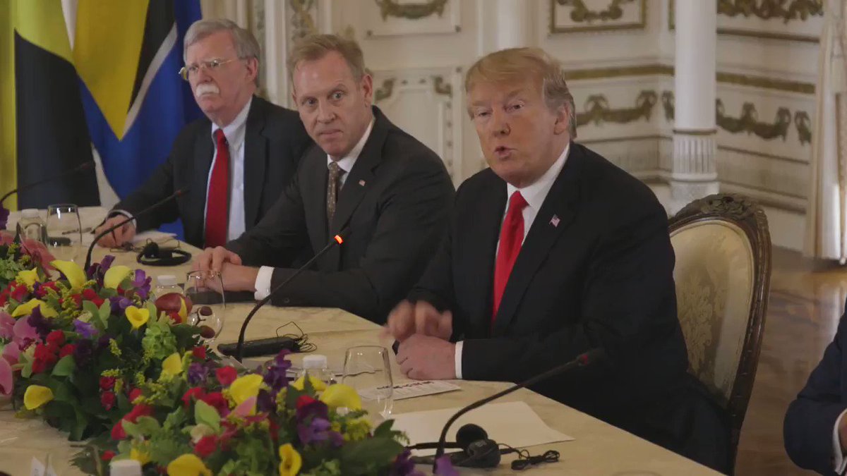 President Trump delivers remarks at a meeting with Caribbean Leaders: