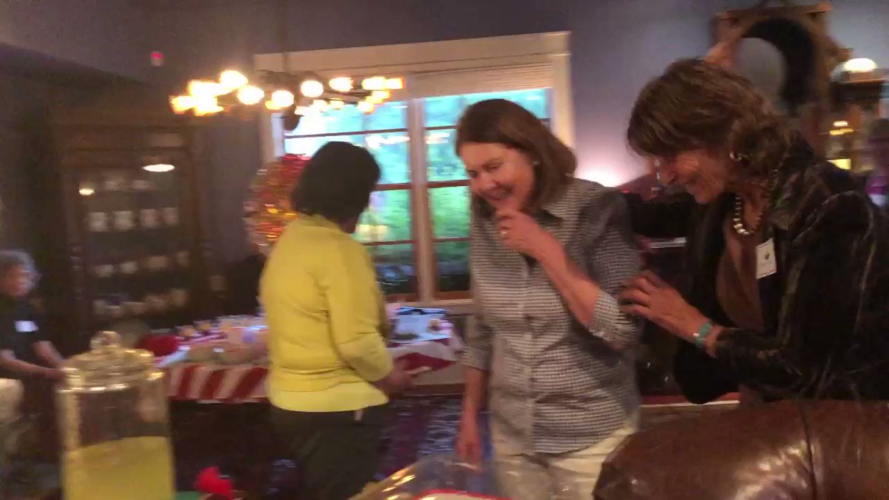 Ann got a big surprise with her birthday cake a picture of her and her mom riding horses. Happy birthday, Ann! 