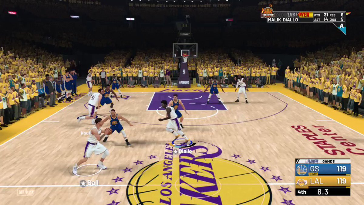 When 2K praying on your downfall but you not having it #PS4share #NBA2K19 #Mycareer #Tissotbuzzerbeater #Gamer