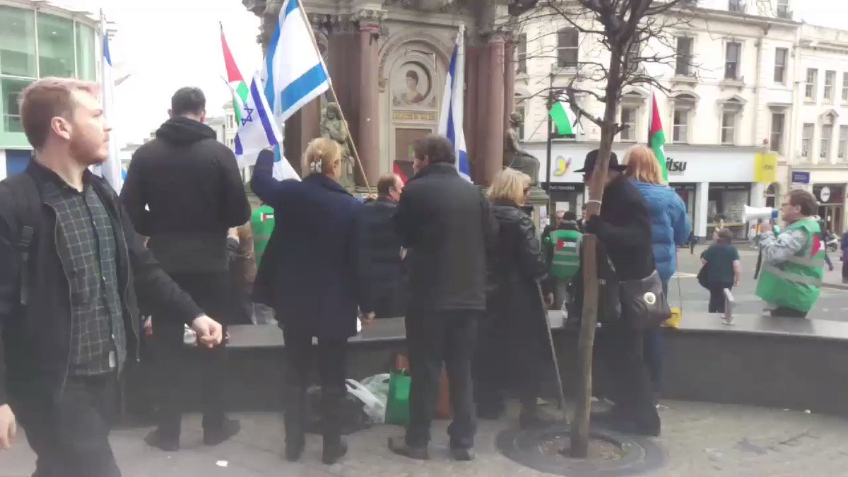 .@SussexFriends of Israel have now turned up to try & disrupt our stall
