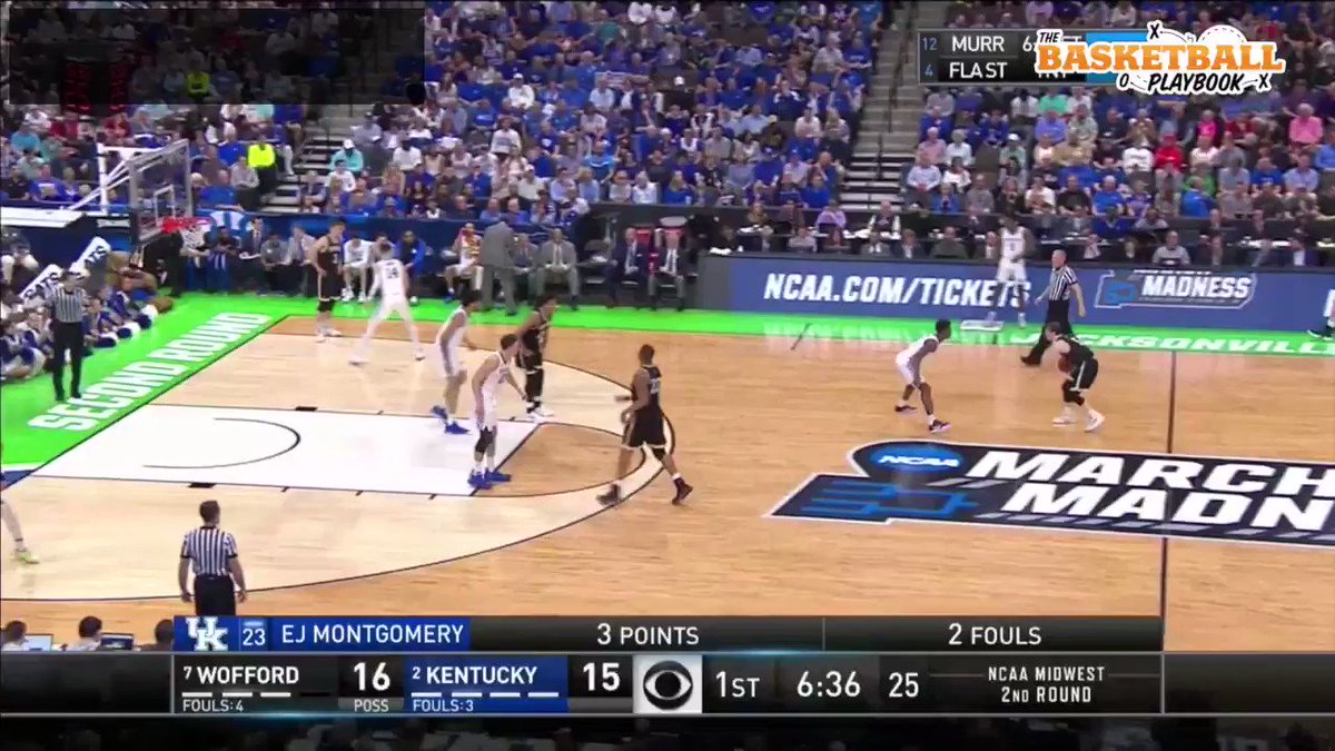 Wofford ran their "Special" set for Fletcher Magee