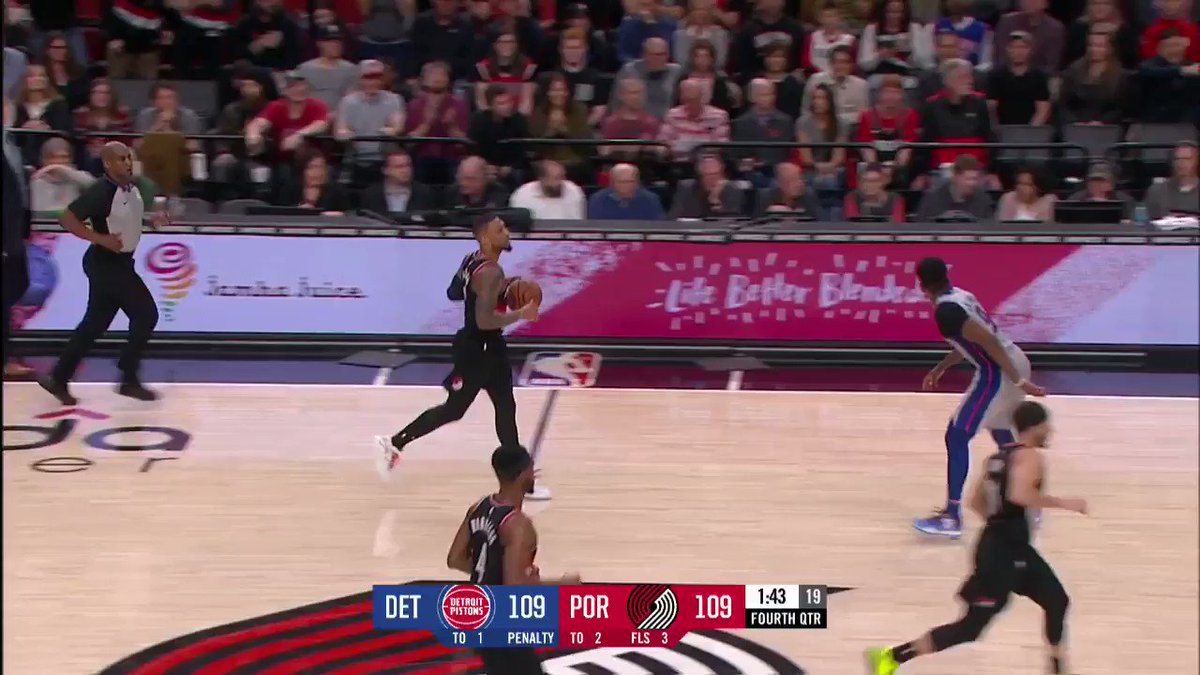 π₯βοΈ DAME TIME! βοΈπ₯
#RipCity 117
#DetroitBasketball 112
4.1 remaining on @NBATV