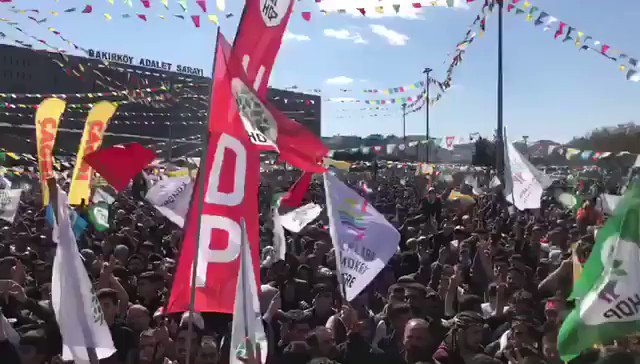 Kurdish New Year, #Newroz celebration in Istanbul today #Newroz2019 #NewrozPîrozBe