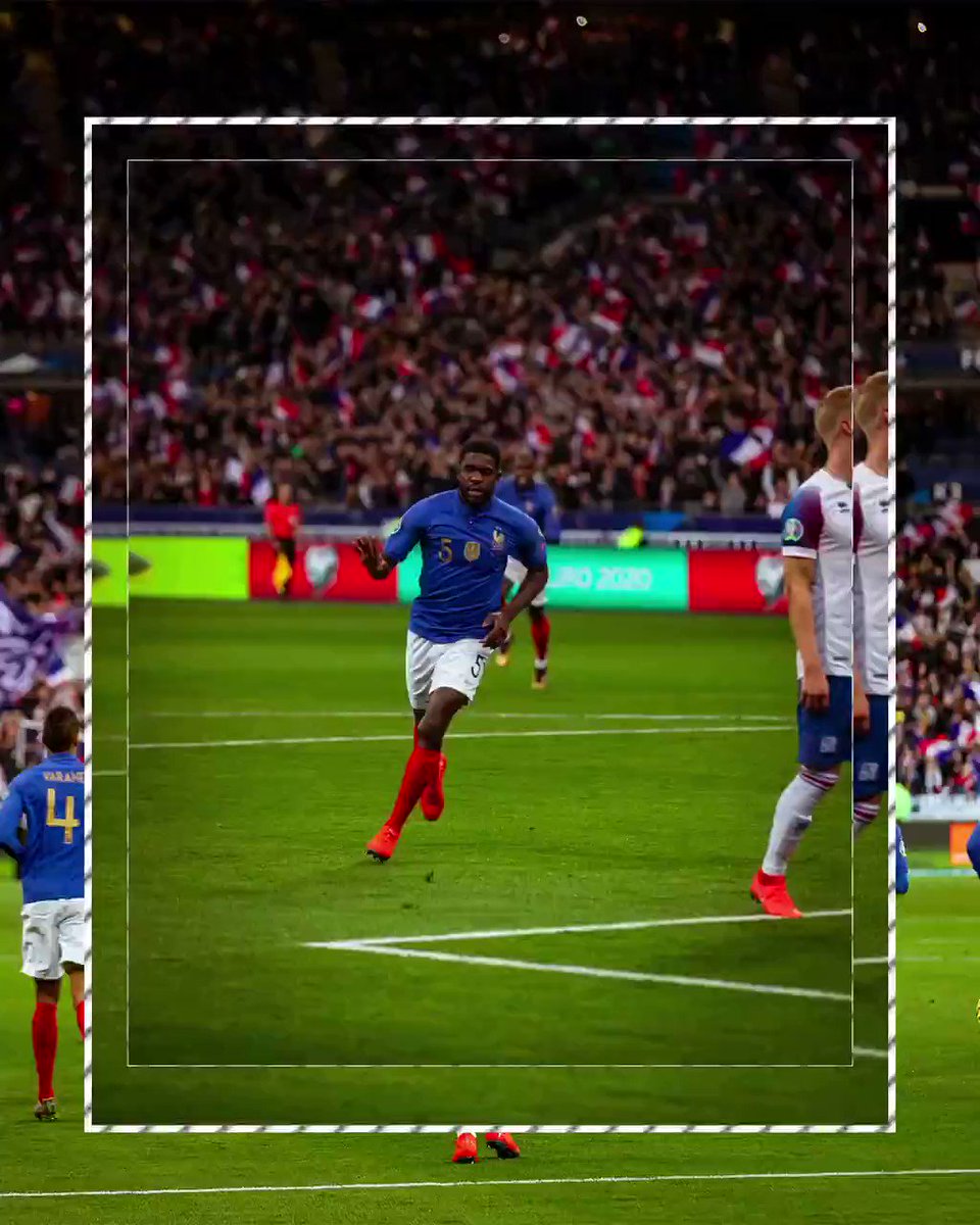 Casse la démarche comme Samuel, @samumtiti ! #FiersdetreBleus 🇫🇷🇮🇸
📸📹 @JeremieMasuka