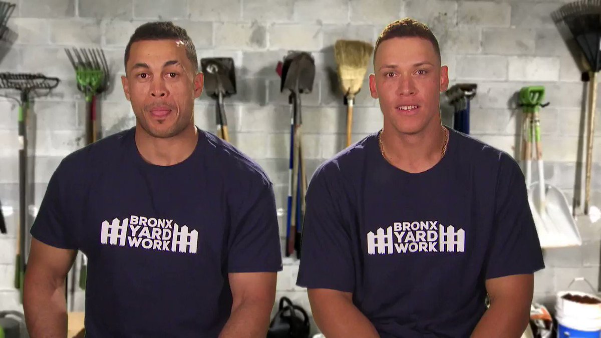 RT @Yankees: Everyone's talking about the hottest new business in town: Bronx Yard Work. https://t.co/pmAWE4pT0f