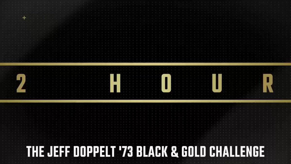 22 hours.
22 teams.
The Jeff Doppelt ‘73 Black and Gold Challenge begins tomorrow at 2pm!
#GoBryant