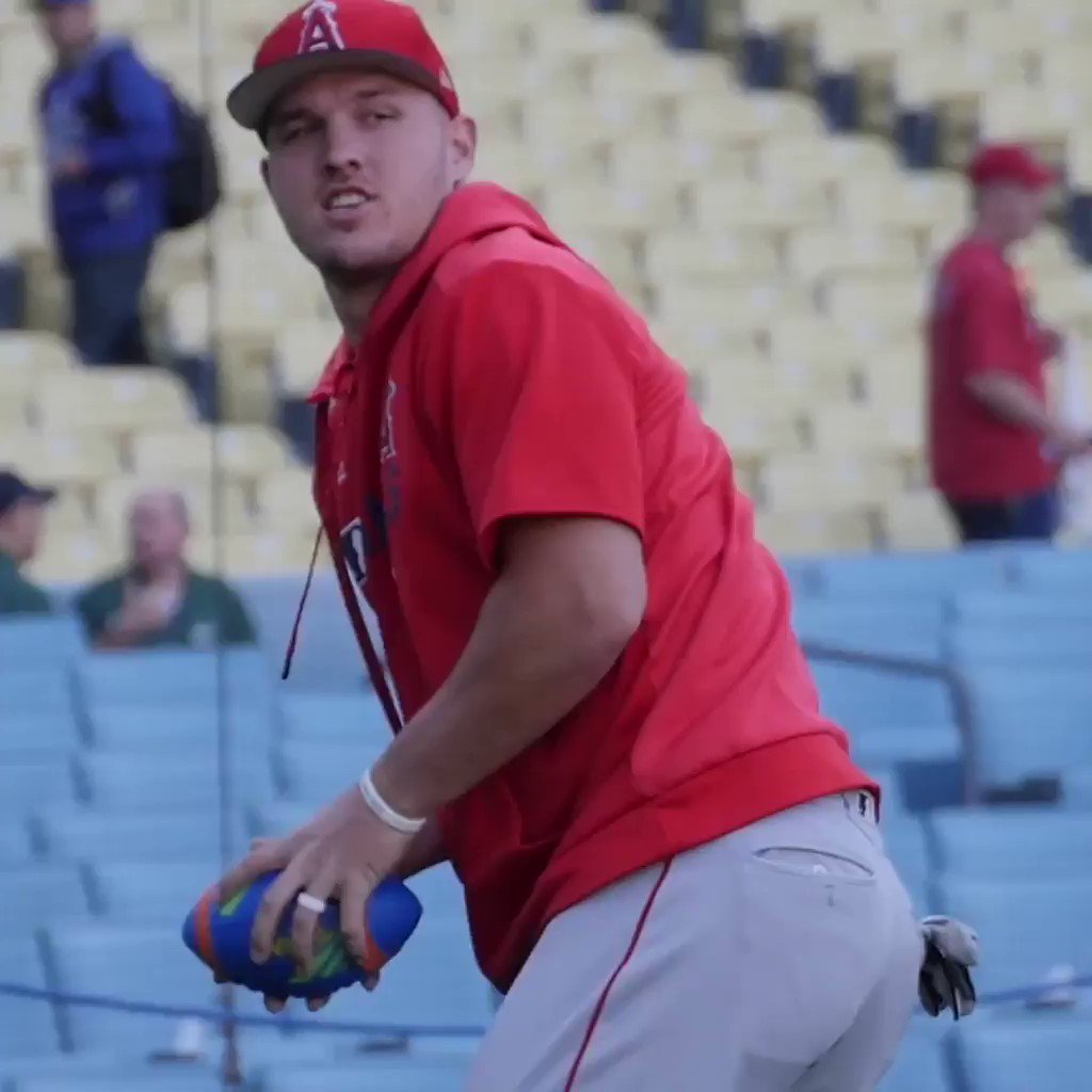 Los Angeles Angels on Twitter "Pretty sure MikeTrout can throw this