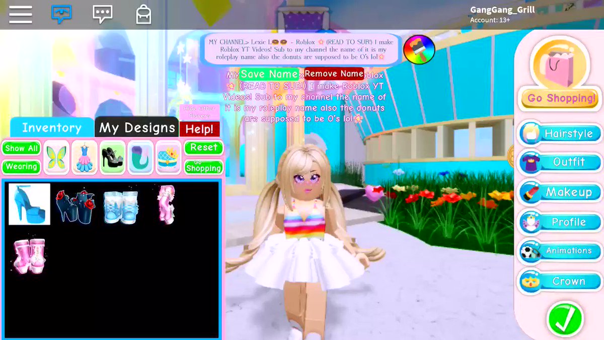 𝓛𝓮𝔁𝓲𝓮 𝓑𝓸𝓸 On Twitter Hey Nightbarbie Anytime You Put On Any Of The Boots You Glitch Into The Floor However It Doesn T Happen When You Wear The Normal Heels Pleasehelp - videos for roblox yt