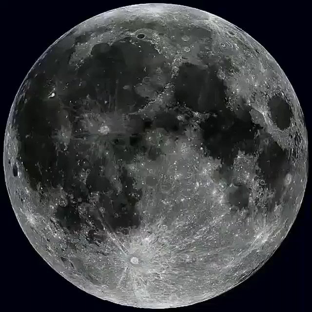 Rotación completa de la Luna en alta definición.