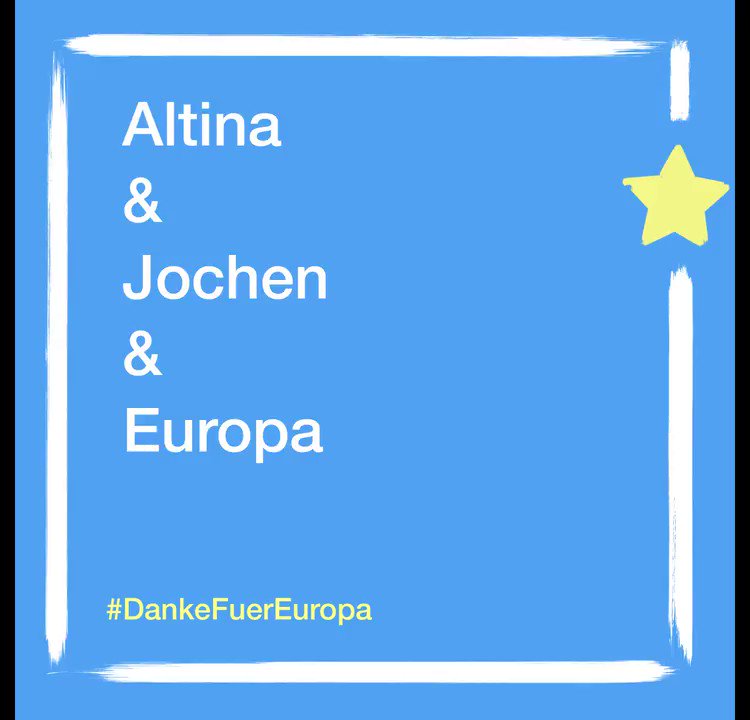 Altina und Jochen haben zusammen über ihr #Europa geredet und sich ausgetauscht. Das ist Altinas Geschichte. Was ist deine? 🇪🇺💙
Schick uns deine ganz persönliche Europa-Geschichte unter:
http://www.artikel-eins.de/europa
#DankeFuerEuropa
