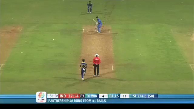 That bat swing - That look during the final flourish ๐๐
Today in 2011, the 28-year old wait came to an end ๐๐ #ThisDayThatYear