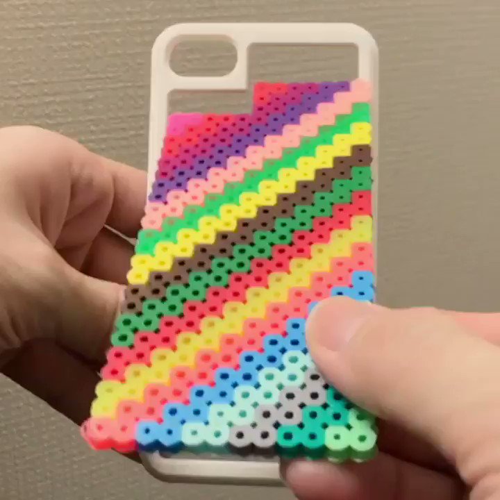 3dプリンターでアイロンビーズを簡単に着せ替えできるスマホカバーを作ってみた Togetter
