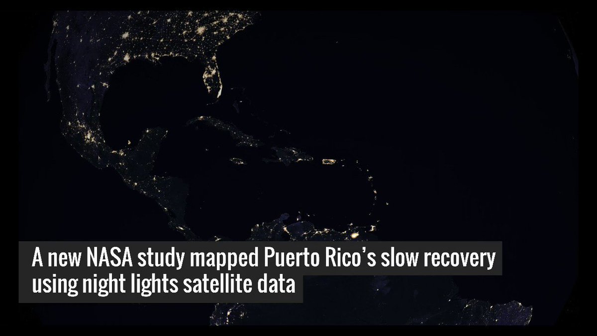 Watch the lights come back on after the longest electricity black-out in U.S. history https://t.co/09yt0ibKHR #HurricaneMaria #PuertoRico @openstreetmap @USGSLandsat #NASA #NASAViz https://t.co/t2gQ7KCgJ5