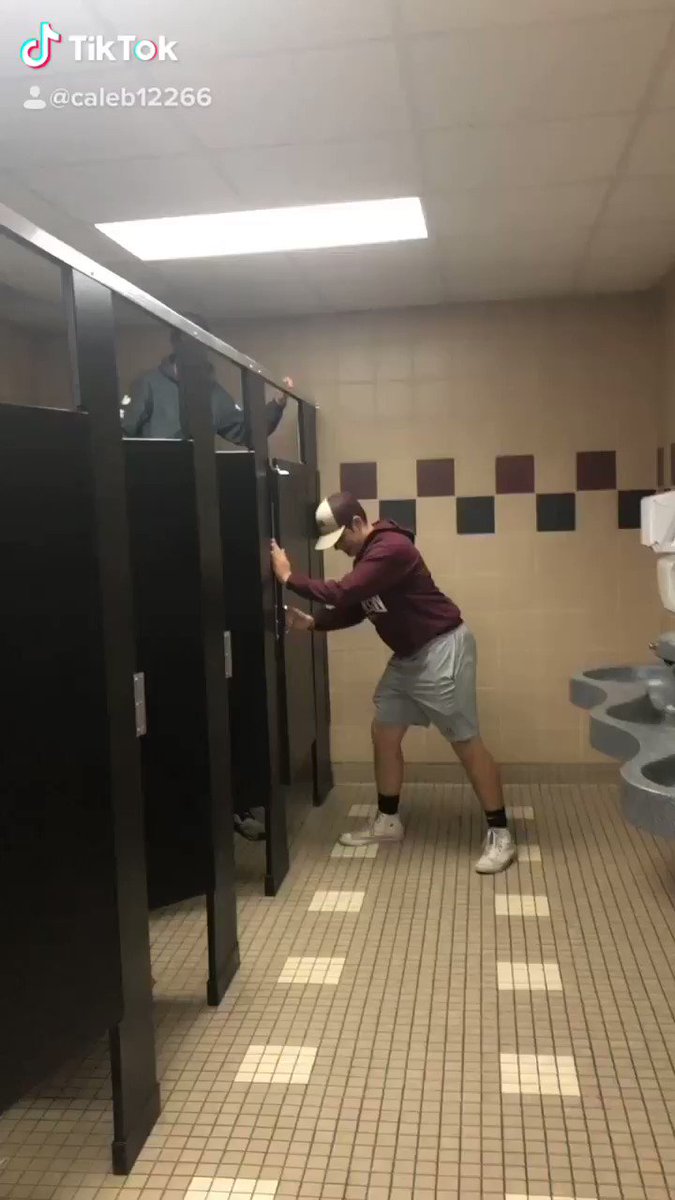 “Is that what guys do in the restroom”