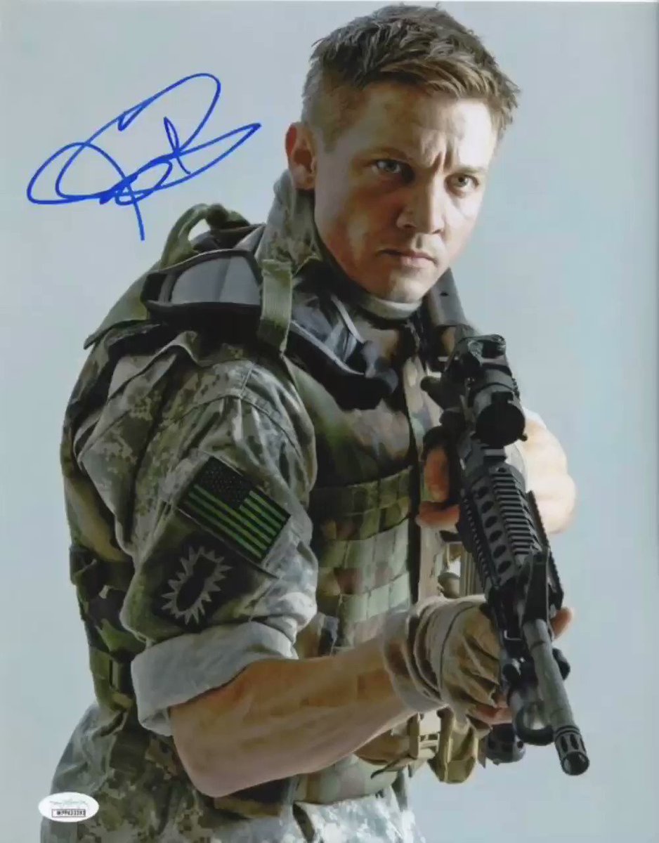 https://shopzobie.com/collections/new-arrivals-authentic-celebrity-autographs/products/jeremy-renner-autograph-11x14-avengers-hawkeye-signed-photo-jsa-coa-8 …
Jeremy Renner Autograph 11x14 The Hurt Locker Signed Photo JSA COA
#zobieproductions @JSALOA #WednesdayMotivation #wednesdaythoughts #thehurtlocker #Avengers #AvengersEndgame #AvengersInfinityWar #Hawkeye #thetown #HookEm #AlitaBattleAngel #31movie