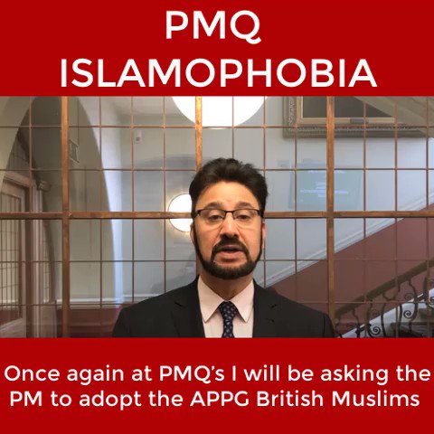 The PM had no good answer to my #PMQs question on #Islamophobia. I have now asked 3 times if the Tory party will accept the @APPGBritMuslims definition. 3 times she has refused.
How can the Tories deal with a problem they can’t even name?
