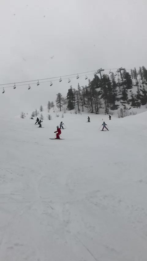 Day 4 brought lots of snow and lots of fun. Apparently, it also brought too much speed... #carrotcrew #gfsskitrip2019 #toomuchspeed