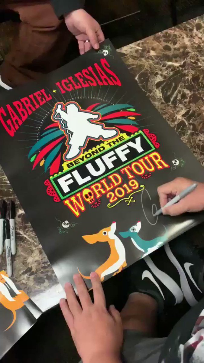 RT for ur chance to WIN a signed #GabrielIglesias poster and don’t forget to click on http://FluffyGuy.com to see when I’m coming to ur city.