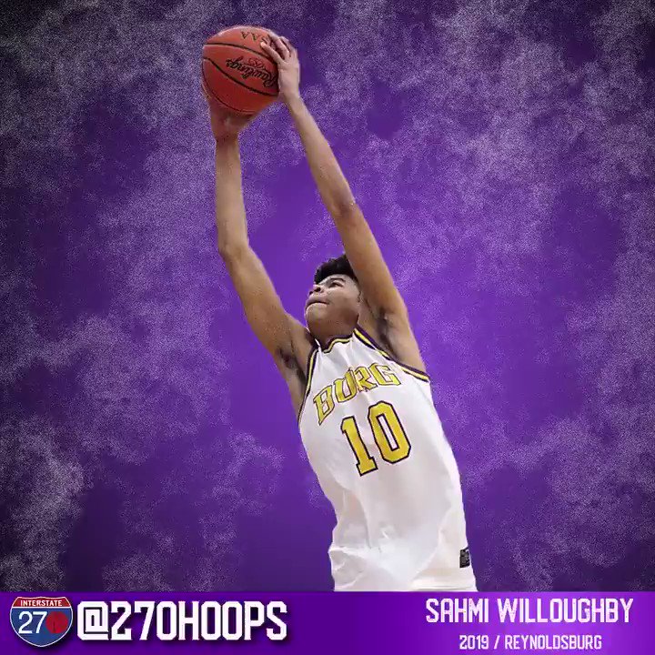 Sahmi Willoughby can GET UP! The Reynoldsburg senior had 20 points at Battle for the City last week. 🐰 @SWilloughby_10