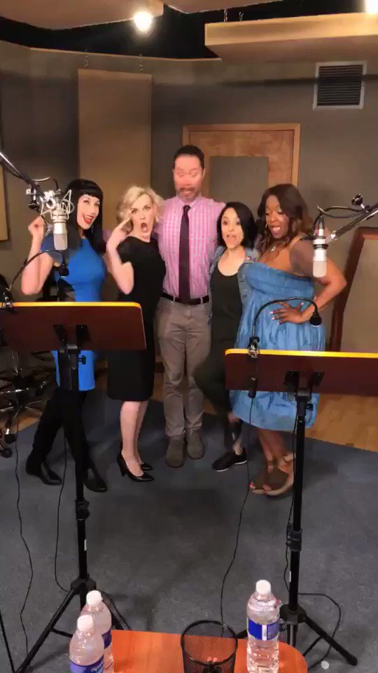 Sam Riegel on Twitter "Fun day at the office. dcsuperherogirls