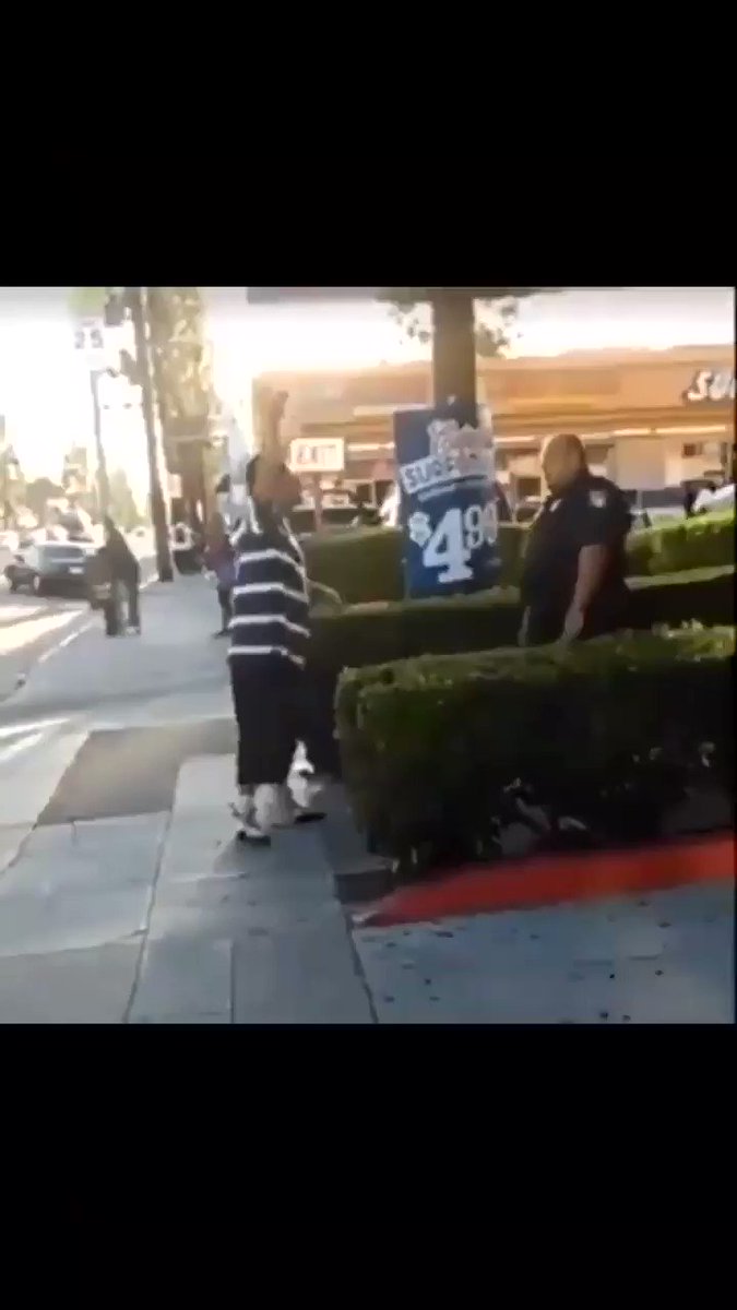 On a follow-up to last nights video, never square up to a Police Officer who’s not afraid to use force when necessary.