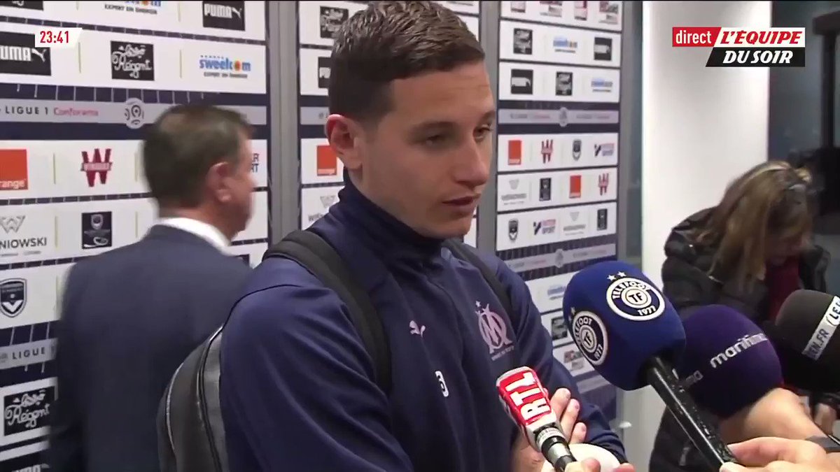π₯Florian Thauvin craque complΓ©tement en zone-mixte :
"MΓͺme si on allait en ligue des champions, on y irait pour faire quoi ?" #FCGBOM #EDS