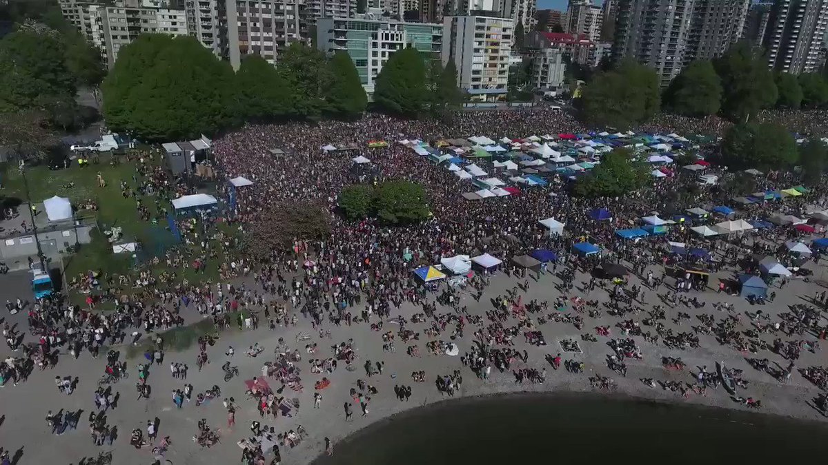 #HotBoxTheBeach! Join the party at #SunsetBeach in #Vancouver this #FourTwenty 2019! This drone footage is from #420Vancouver 2016. This year is sure to be even more packed. See you there! #Vancouver #cannabis #activism #marijuana #protest #vanpot #vanpoli #cdnpoli