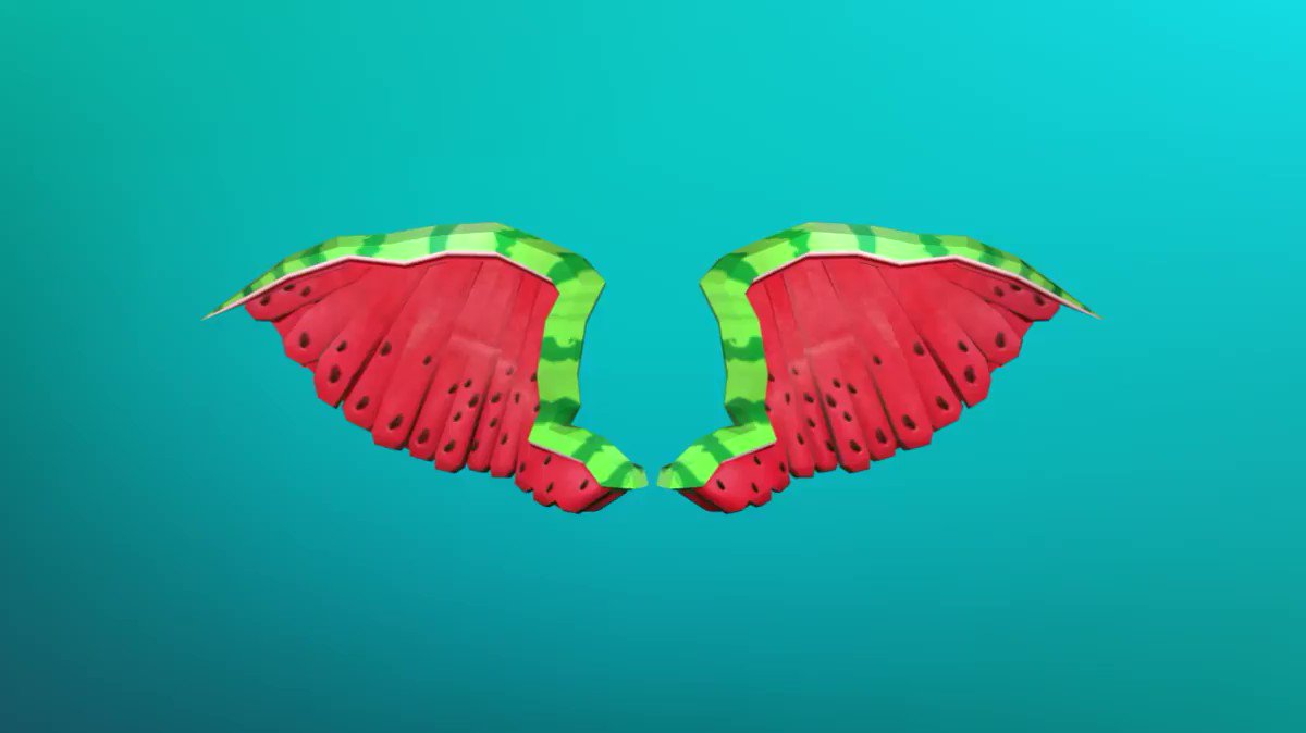 Roblox On Twitter Who S Earned Their Watermelon Wings Show Us