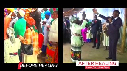 The healing Power ofGOD visit everywhere in this world it doesn't matter where you areSee how #BlindEyesOpen in kisii just from an announcement of a healing service by the Mightiest Prophets Prov 11:30The fruit of the righteous is a tree of life,And he who is wise wins souls.