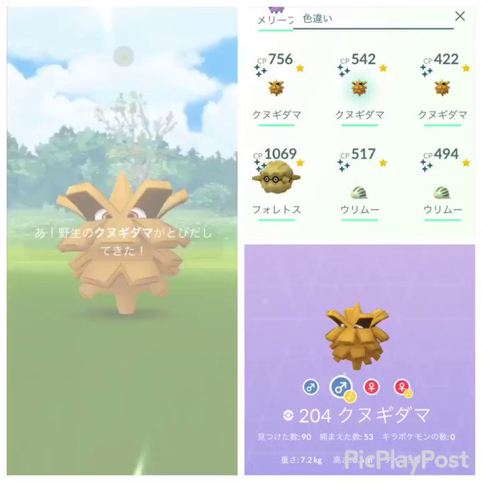 ポケモンgoで クヌギダマ が話題に ポケgo トレンディソーシャルゲームス