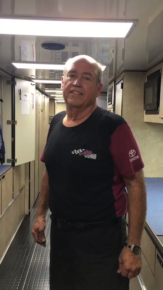 Take a tour of the No. 19 @AutoOwnersIns hauler with Ken, one of the hauler drivers!