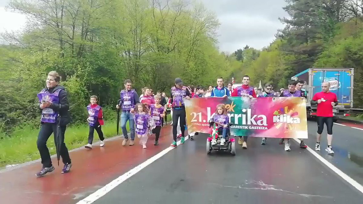 #korrika21 n parte hartzeko behar dena erakutsiz: gogoa, bihotza, eta maitasun infinitoa