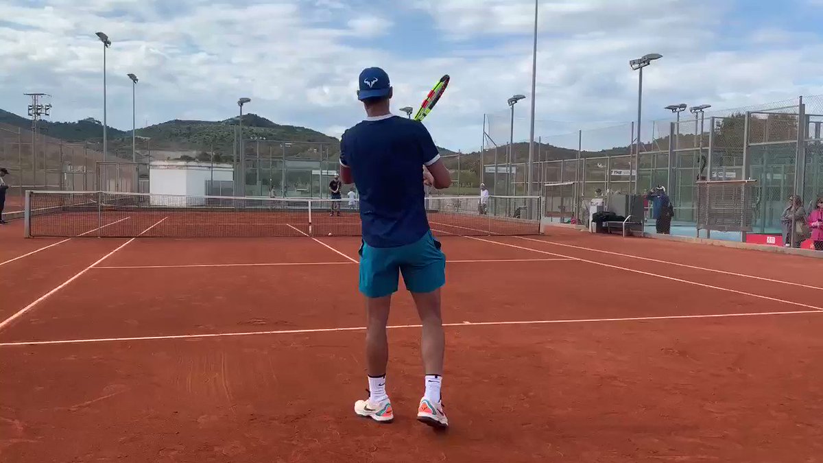 Rafa Nadal Academy by Movistar (@rnadalacademy) on Twitter photo 11/04/2019 18:31:11 Last practice at the #RafaNadalAcademy! 🔥 Coming 🔜... Montecarlo! VAMOS @RafaelNadal! 💪🏼 Last practice at the #RafaNadalAcademy! 🔥 Coming 🔜... Montecarlo! VAMOS @RafaelNadal! 💪🏼