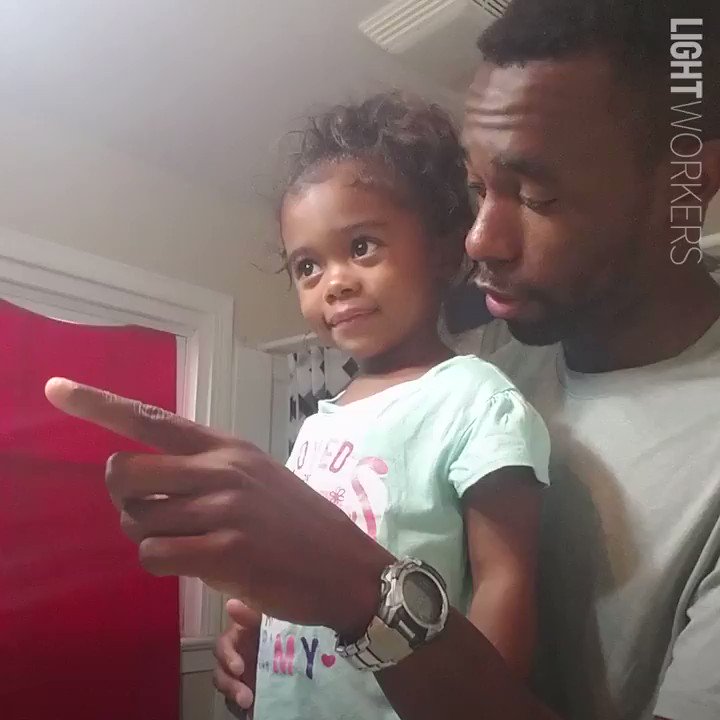 Father motivates daughter for school with positive #affirmations. 💛(Via @JukinMedia)
