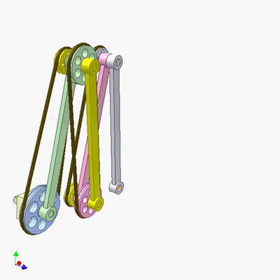 Straight Line Drawing Mechanism b