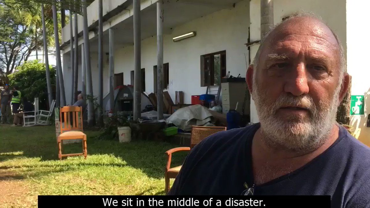 Why has TSF connection been helpful for humanitarian coordination at the Matarara hub? Mike, coordinator of the centre shares his feelings. #CycloneIdai #Mozambique #TSF_EmergencyResponse #TSF_Mozambique #Idai. Full video: http://bit.ly/IdaiMike