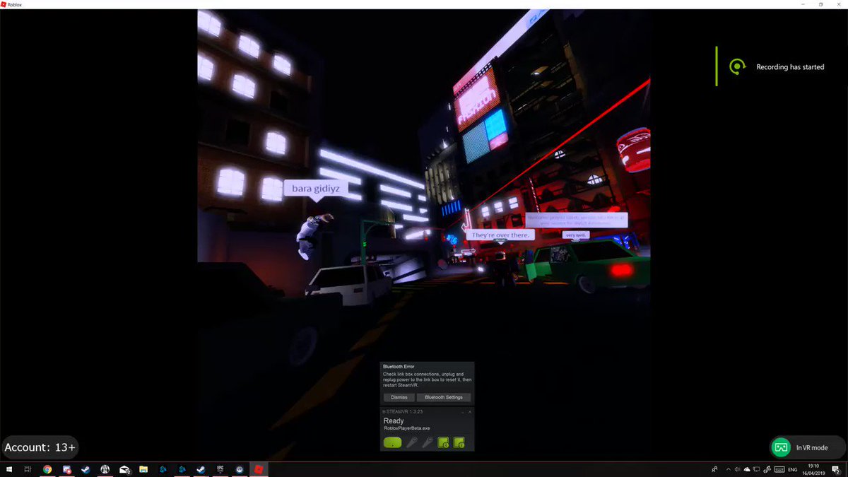 Retropixelated On Twitter So I Saw Maplestick1 S Video On Them Testing The Vr Support For Roblox And Decided To Give It A Go I Went With The Obvious Choice To Test It - roblox.com player.exe