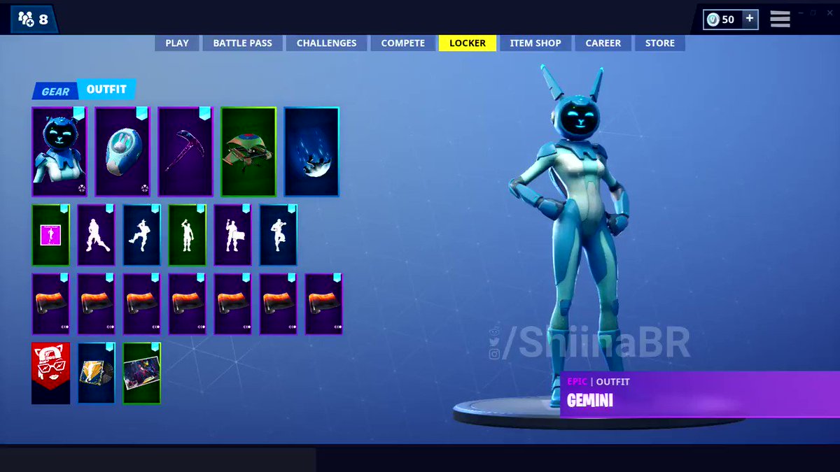  - fortnite gemini skin release