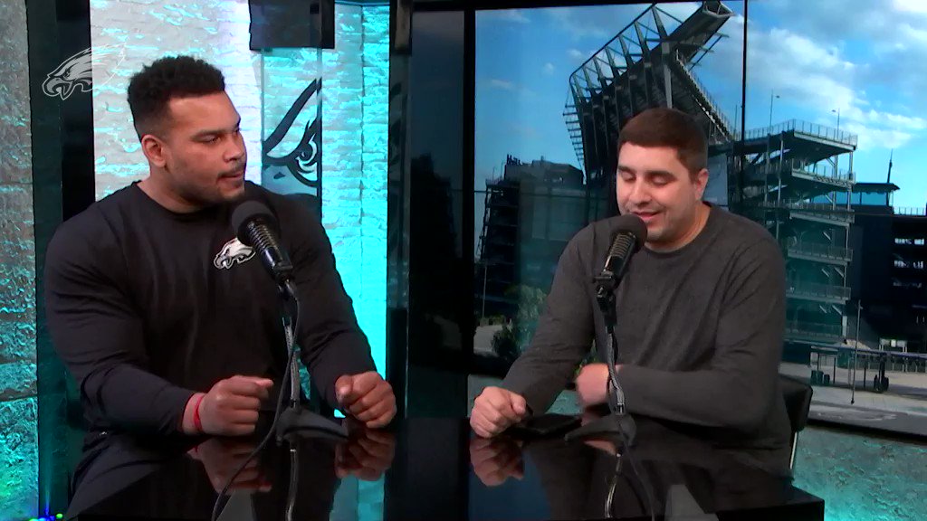 Did you miss my conversation from last week with @bbrooks_79?
With the #NFLDraft inching closer, I wanted to know what are the MUSTS to be a good offensive lineman in the NFL, and he came through with outstanding insight.
LISTEN: https://nflphiladelphiaeagles.cachefly.net/content/eagles/production/20190412125412-172.BrandonBrooksAndGameOfThrones.mp3 …