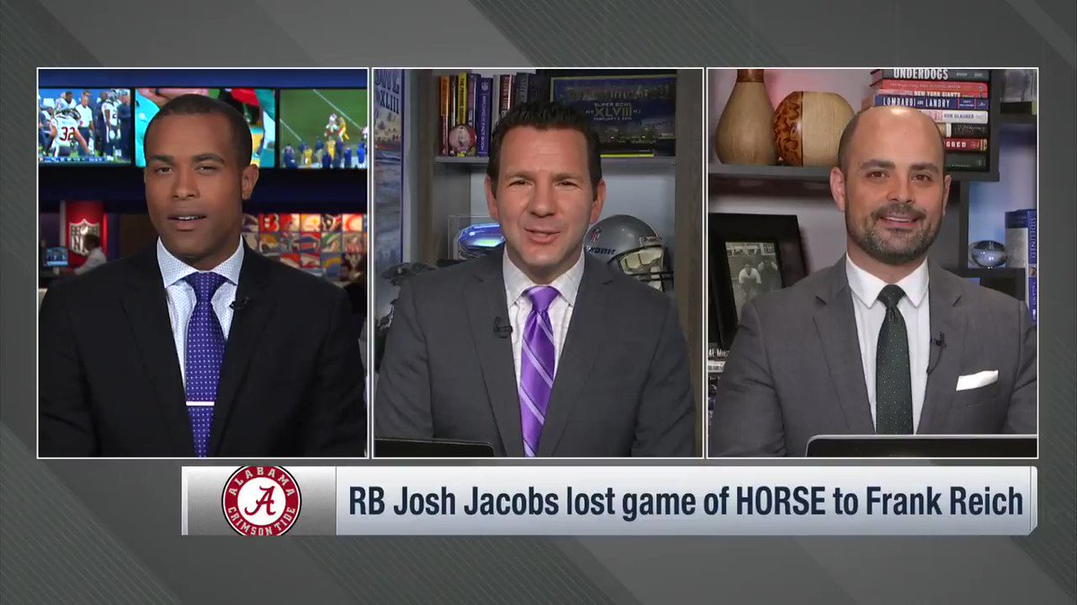 From Up to the Minute Live: #Bama RB Josh Jacobs lost a game of HORSE to #Colts coach Frank Reich (https://omny.fm/shows/rap-sheet-friends/ep-33-draftapalooza-2019-dwayne-haskins-josh-jacob …) and I break down what that means...